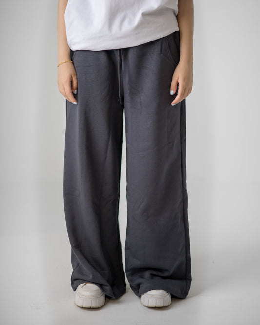 Extra Wide Leg Sweatpants (Charcoal)