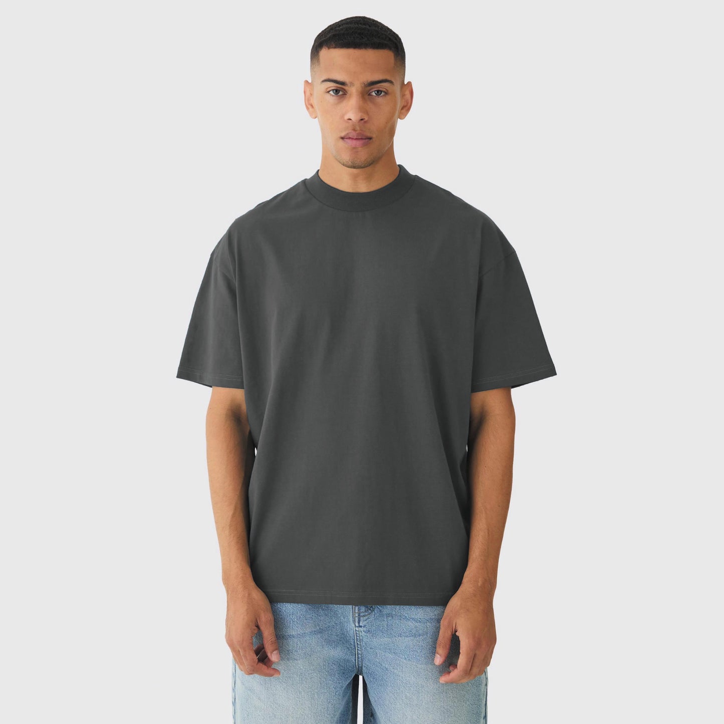 Basic Oversize T-Shirt (Charcoal)