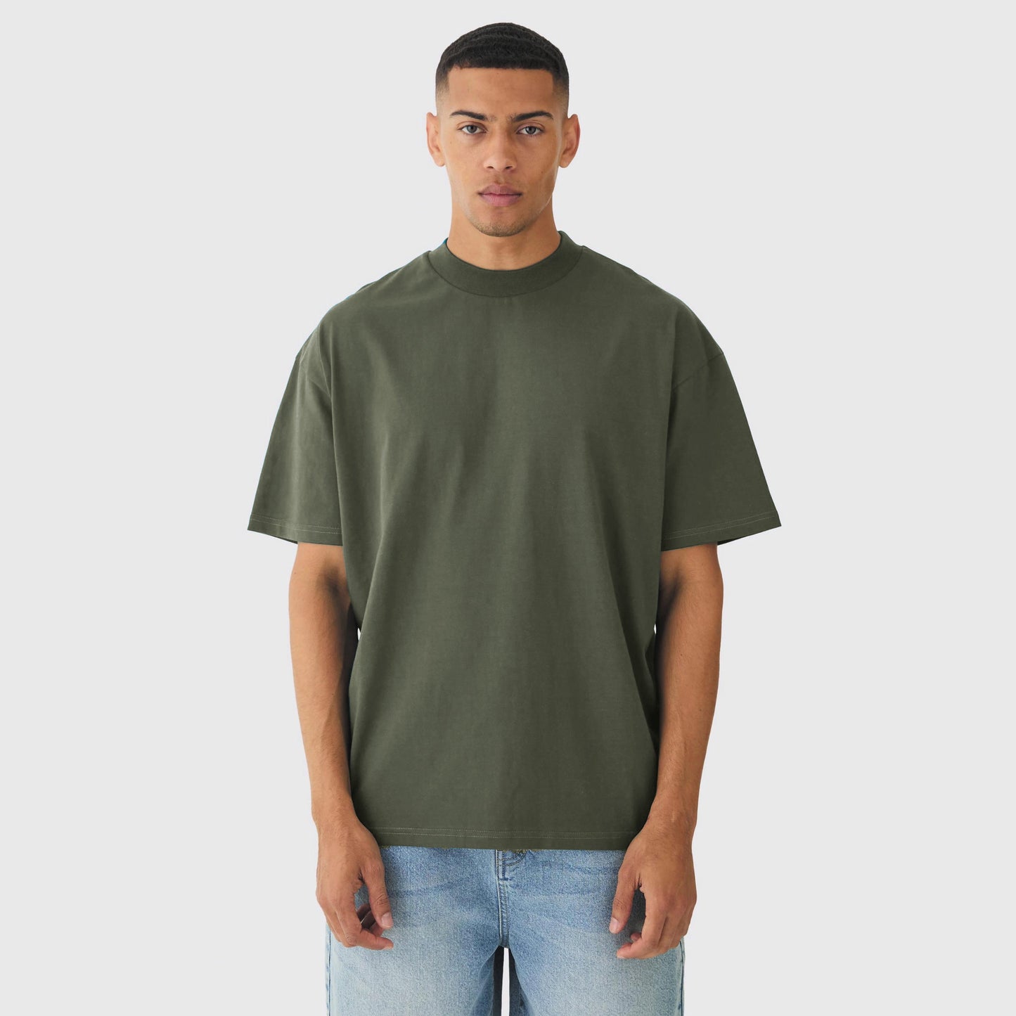 Basic Oversize T-Shirt (Olive)